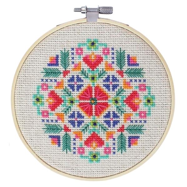 Scandinavian Meadow Cross Stitch DIY Kit - Diana Watters Handmade