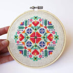 Scandinavian Meadow Cross Stitch DIY Kit - Diana Watters Handmade