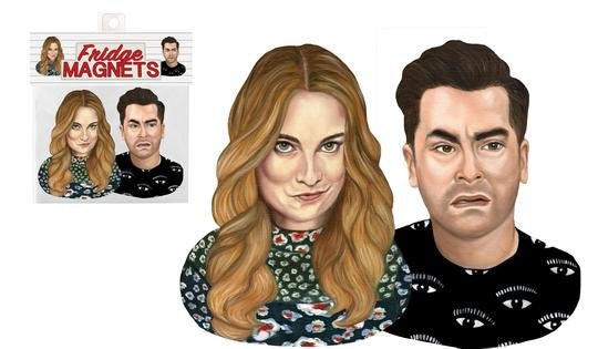 Schitt's Creek Magnet Set - Alexis & David Rose - Andrea Hooge