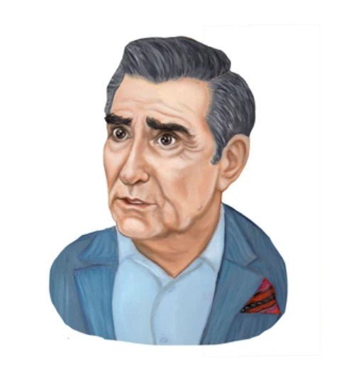 Schitt's Creek Magnet Set - Moira & Johnny Rose - Andrea Hooge