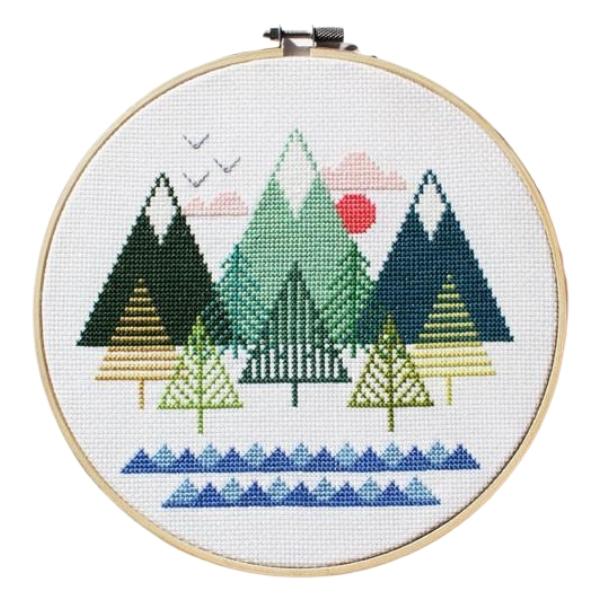Sea to Sky Cross Stitch DIY Kit (Final Sale) - Diana Watters Handmade
