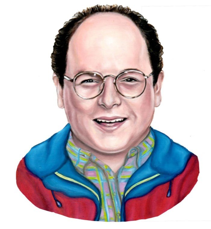 Seinfeld Magnet Set Elaine and George by Andrea Hooge at Maker