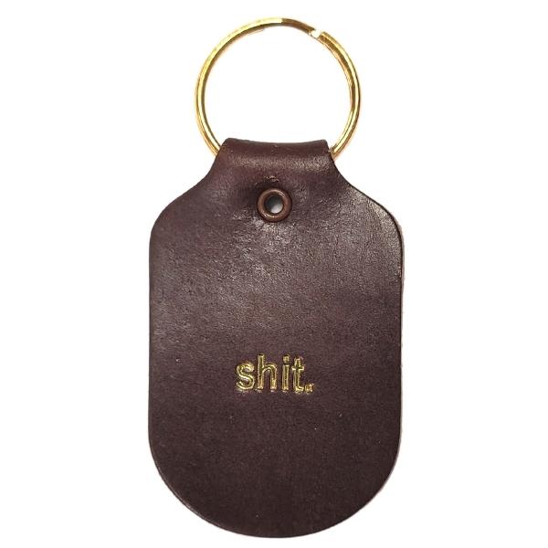 Leather Key Chain - Shit.