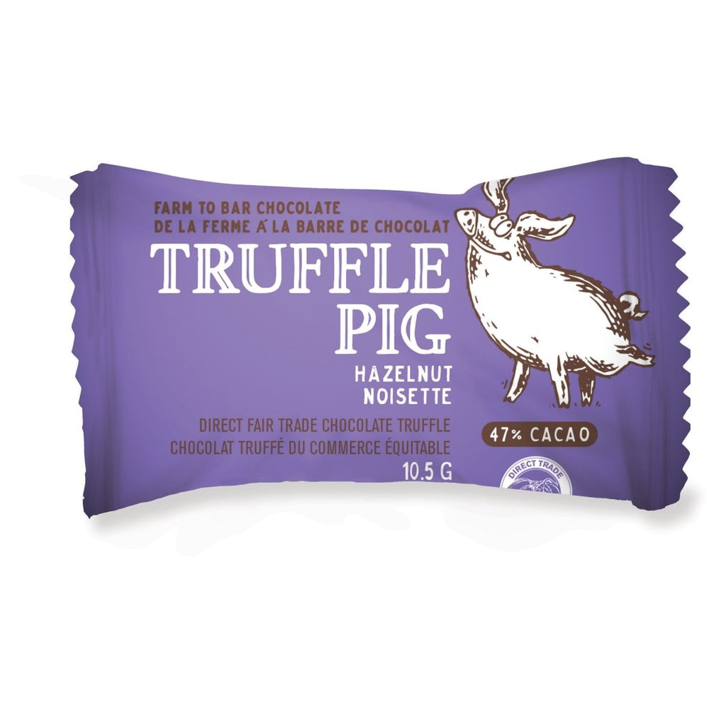 Single Truffle Piglet - Milk Hazelnut Chocolate - Truffle Pig Chocolate