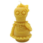 Bougies squelettes en cire d’abeille
