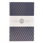 Small Notebook - Blue w/ Deco Foil (Dot Pages) (Final Sale) - Porchlight Press