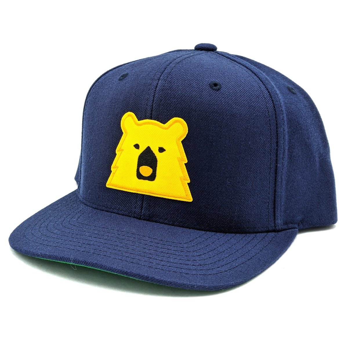 Snapback Hat - Navy w/Gold Bear - North Standard Trading Post