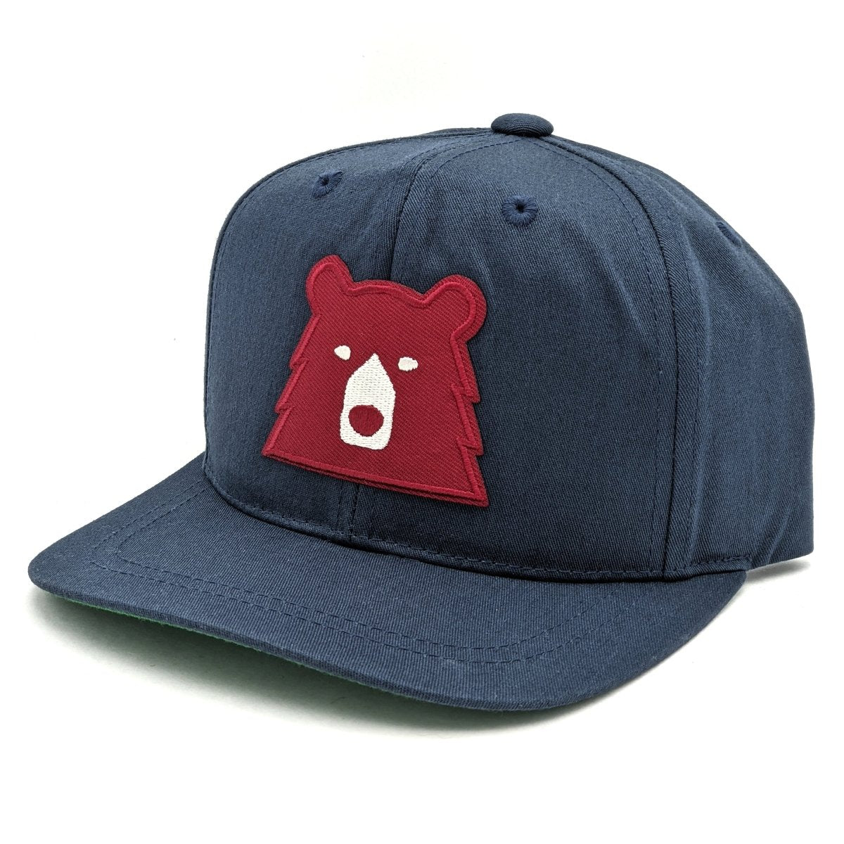 Snapback Hat - Navy w/Red Bear - North Standard Trading Post