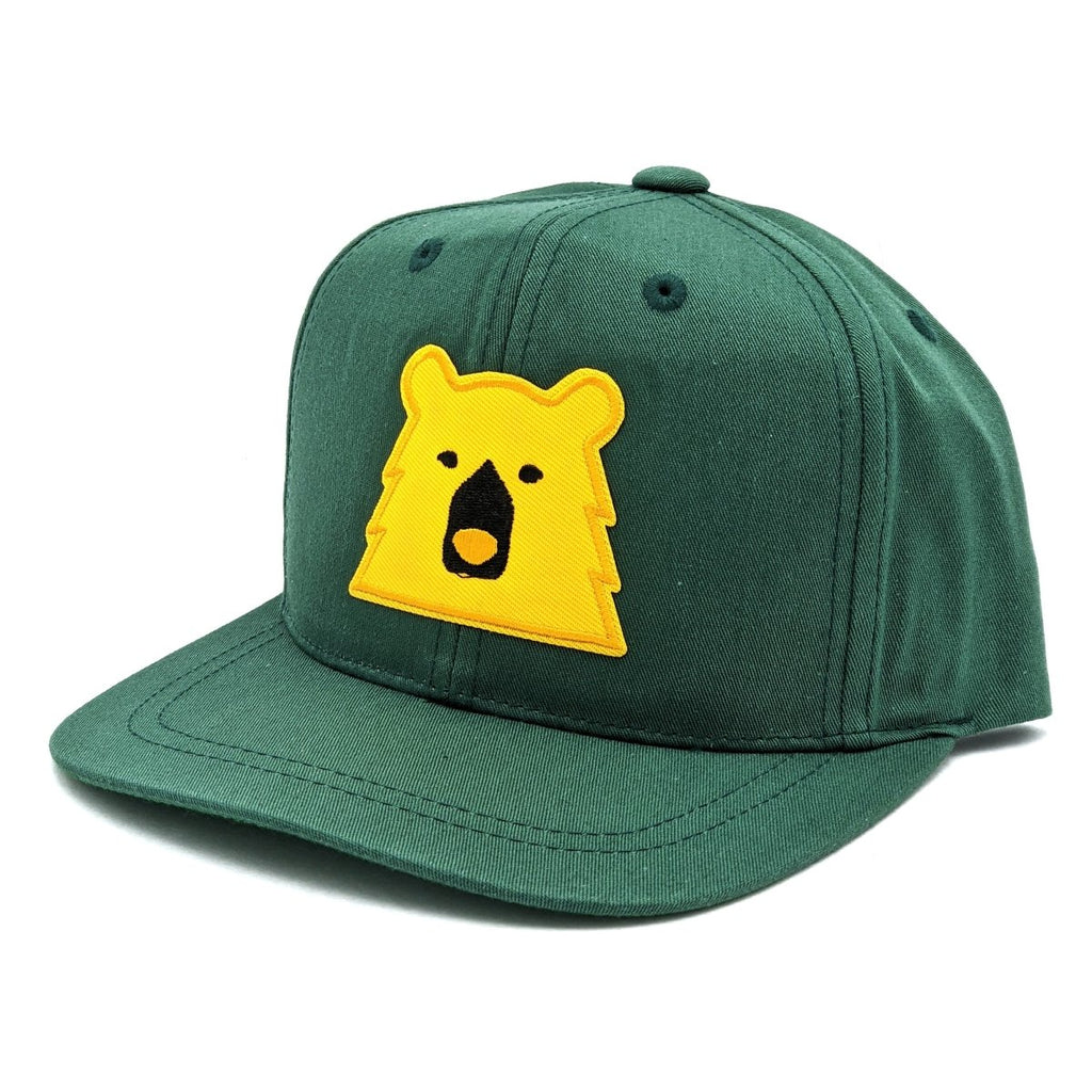 Snapback Hat - Spruce w/Gold Bear - North Standard Trading Post
