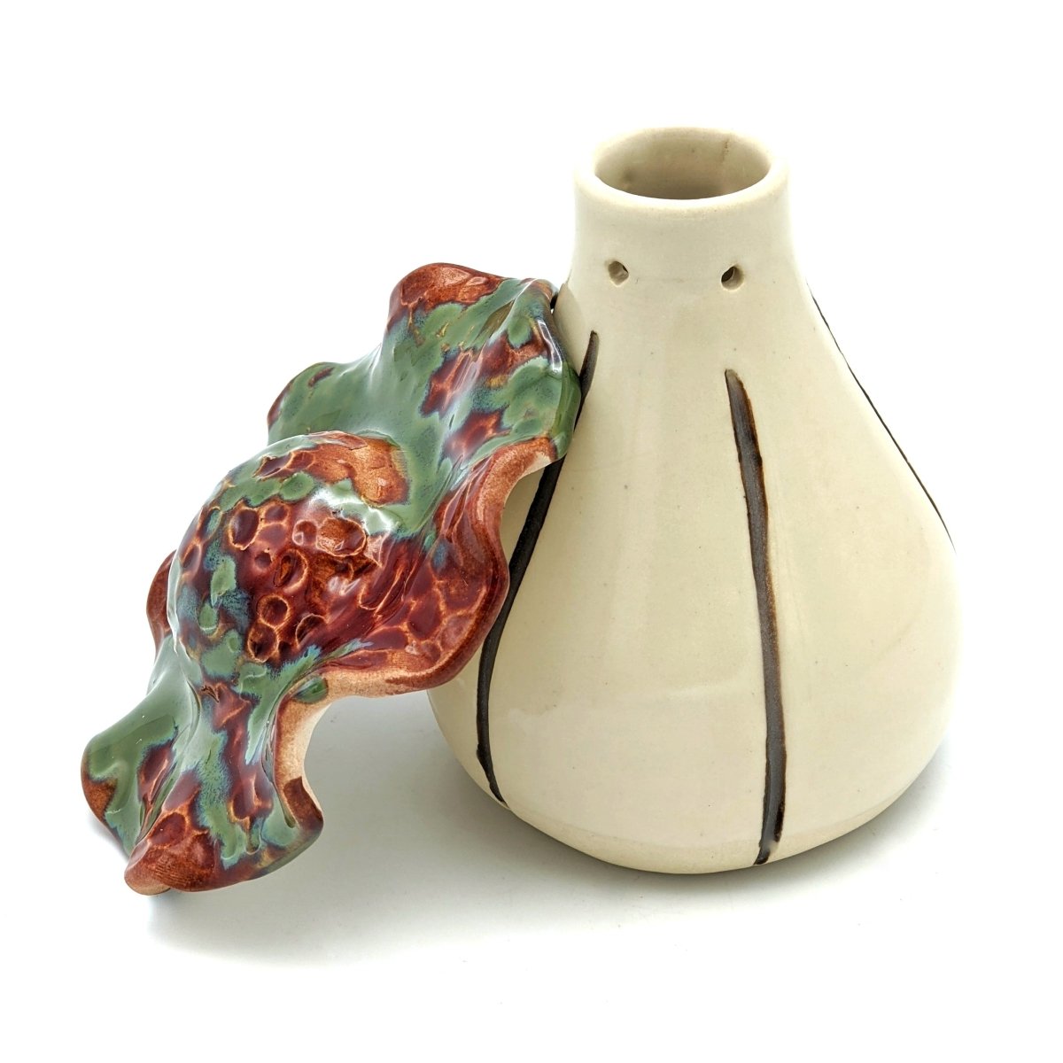 Stoneware Fruit Fly Trap - Amaranth Stoneware