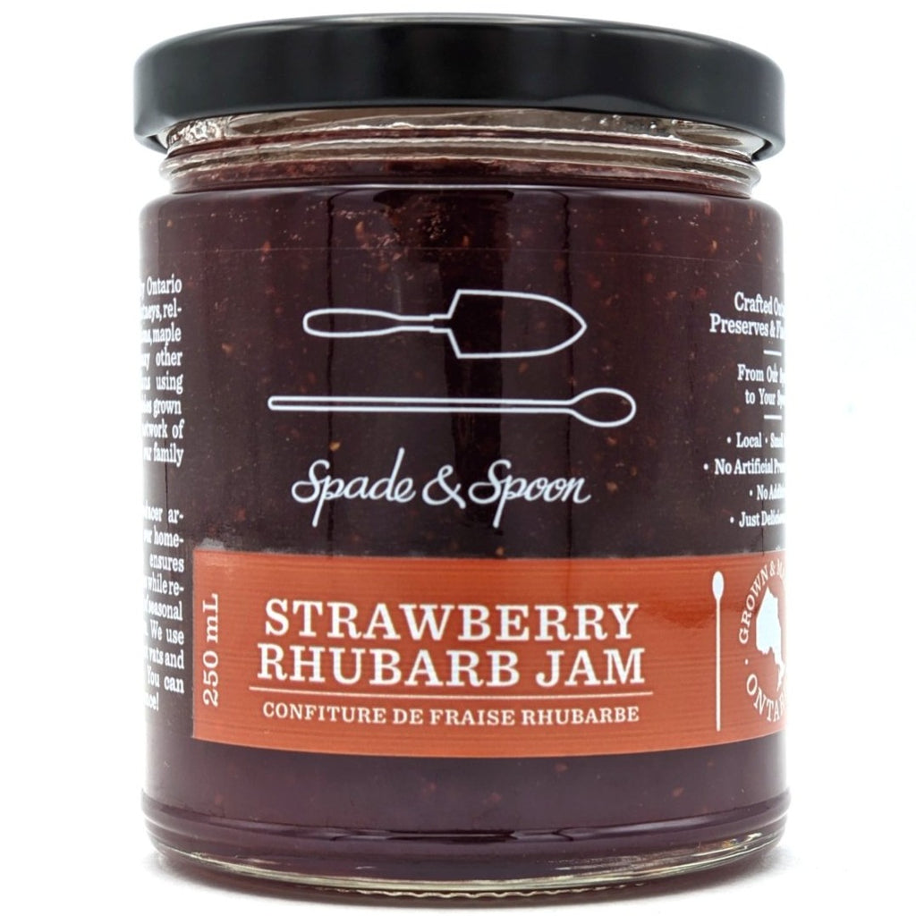 Strawberry Rhubarb Jam - Spade & Spoon