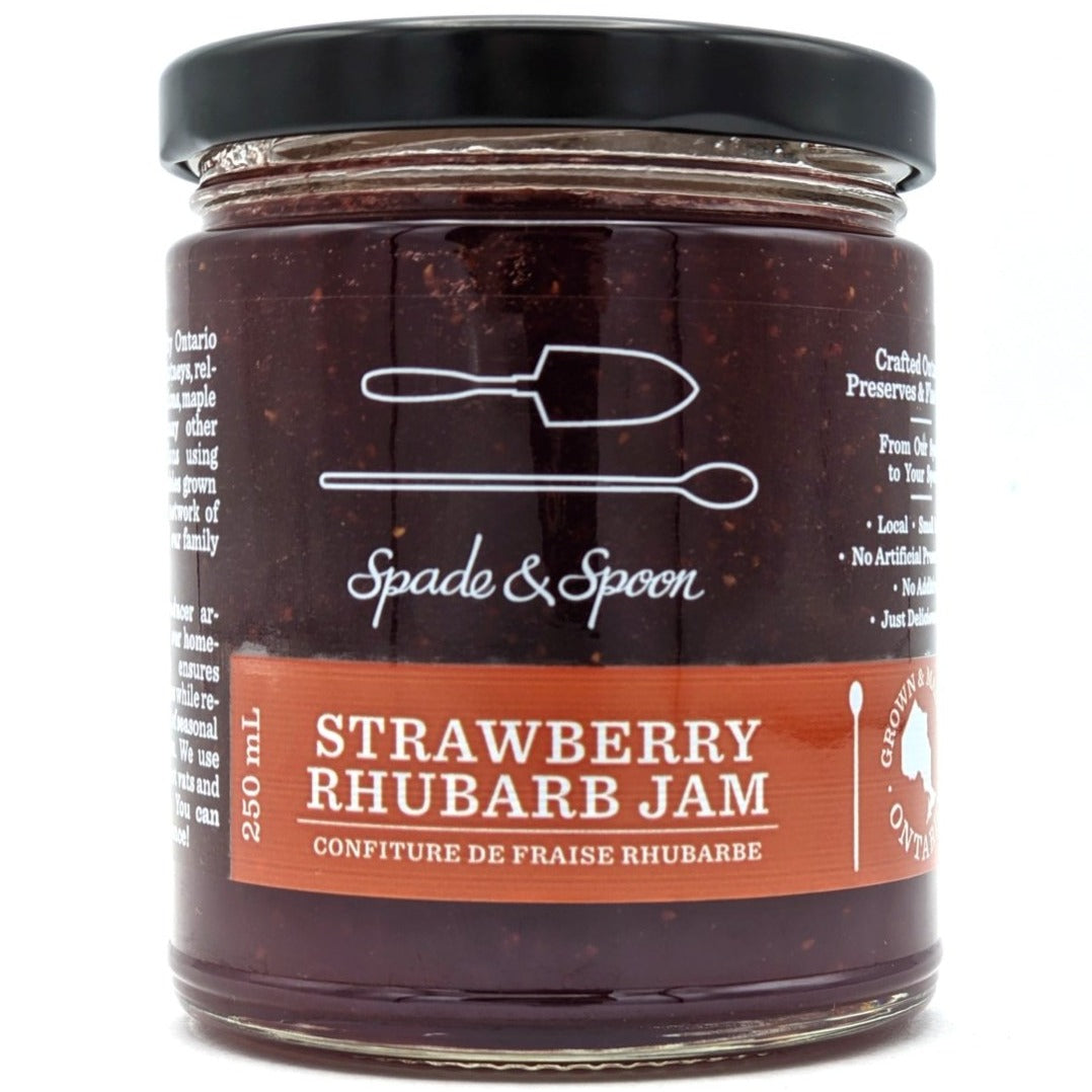 Strawberry Rhubarb Jam - Spade & Spoon
