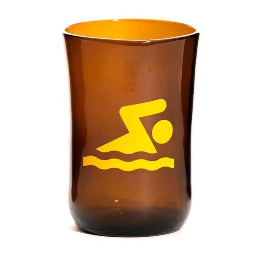 Swim Glass Tumbler - Artech Glass Blowing Studios