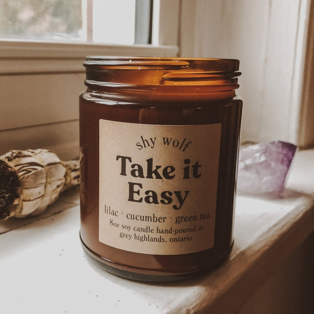 Take It Easy Candle - Shy Wolf Candles