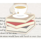 Tea On Books - Marque-page magnétique géant