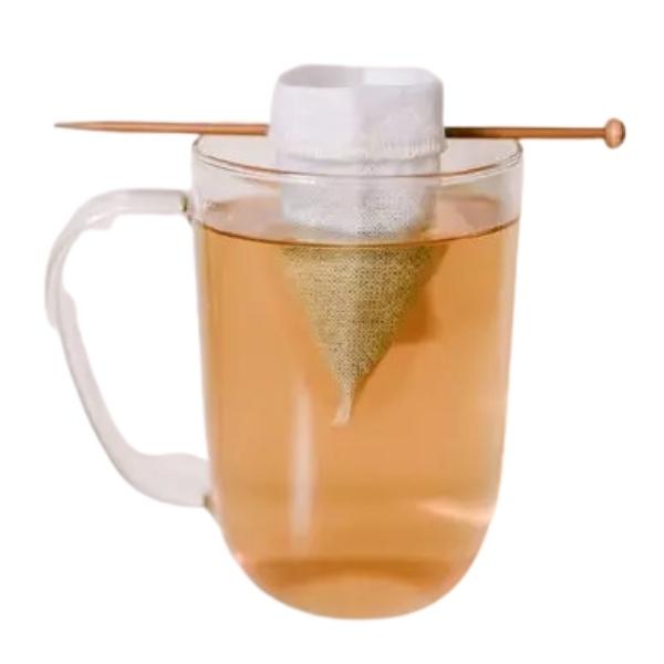 Reusable Fabric Tea Bags Set/3 by Your Green Kitchen at Maker House Co.