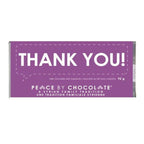 Thank You Milk Chocolate w/ Hazelnuts Bar (Purple) - Peace by Chocolate