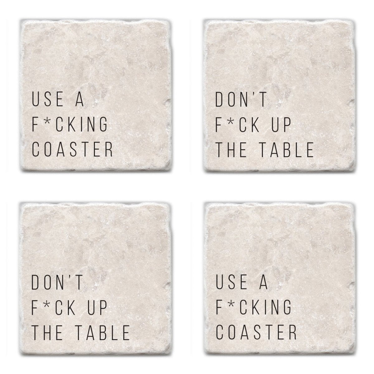 The F Word Coasters - VersaTile Design