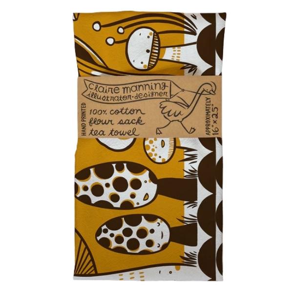 The Fabulous Fungus Among Us Tea Towel - Claire Manning