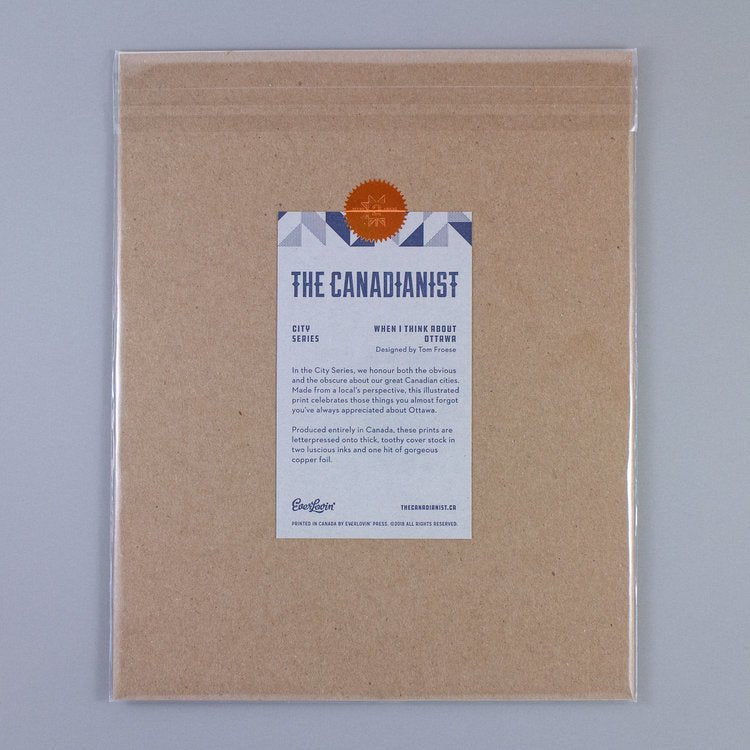 Think Of Ottawa Print (8" x 10") - Everlovin Press