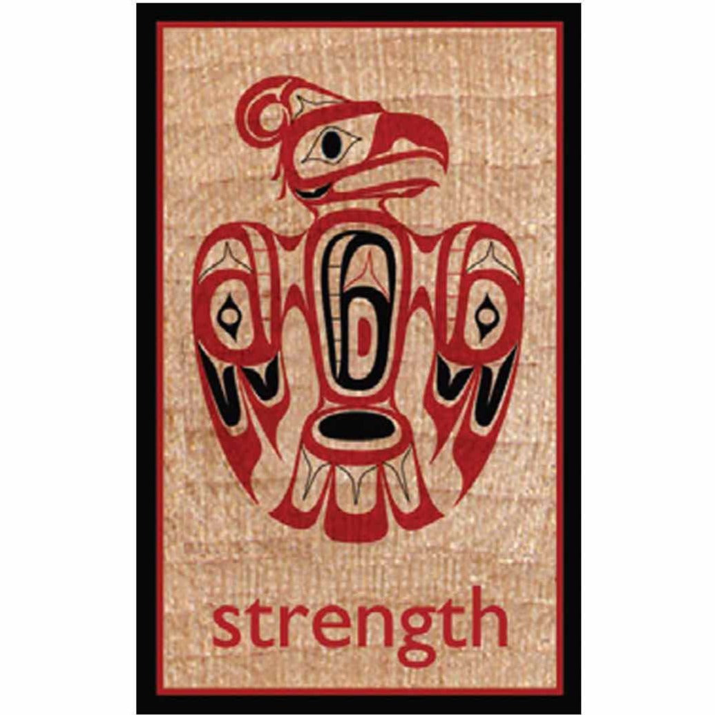 Thunderbird Strength Wood Magnet - Native Northwest