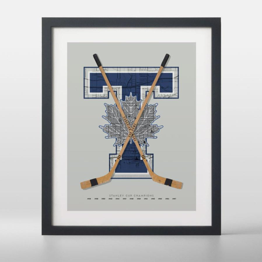 Toronto Maple Leafs Hockey Art Print (15.75