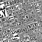 Toronto Word Map (12" x 18") - Alexandre Laquerre