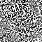 Toronto Word Map (12" x 18") - Alexandre Laquerre