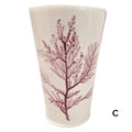 Gobelet Feuille en Porcelaine - Rouge