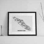 Vancouver Island Word Map (12" x 18") (Final Sale) - Alexandre Laquerre