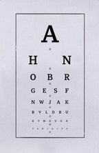 Vintage Optometrist Chart Print (20"x 26") (Final Sale) - Alexandre Laquerre