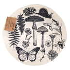 Reusable Waxed Fabric Bowl Cover - Shroom and Bloom (XL)