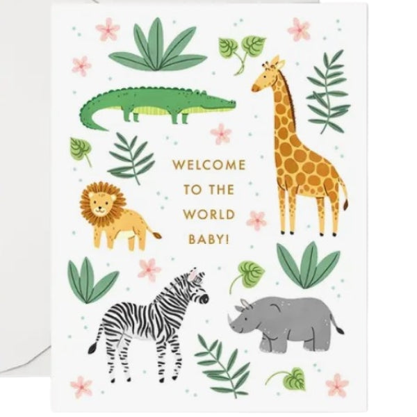 Welcome To The World Baby Card
