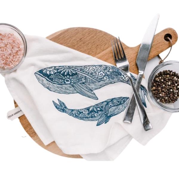 Napkins - Whale Set of 2