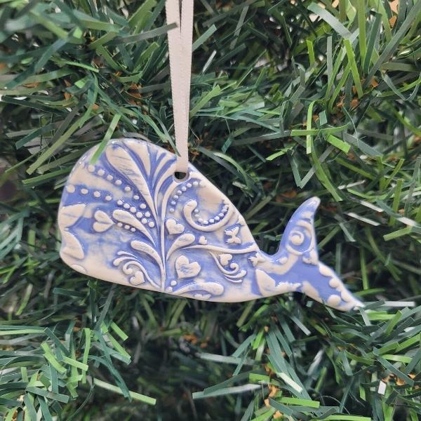 Ornement En Céramique Baleine