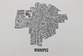 Winnipeg Word Map - Landscape (20" x 26") (Final Sale) - Alexandre Laquerre
