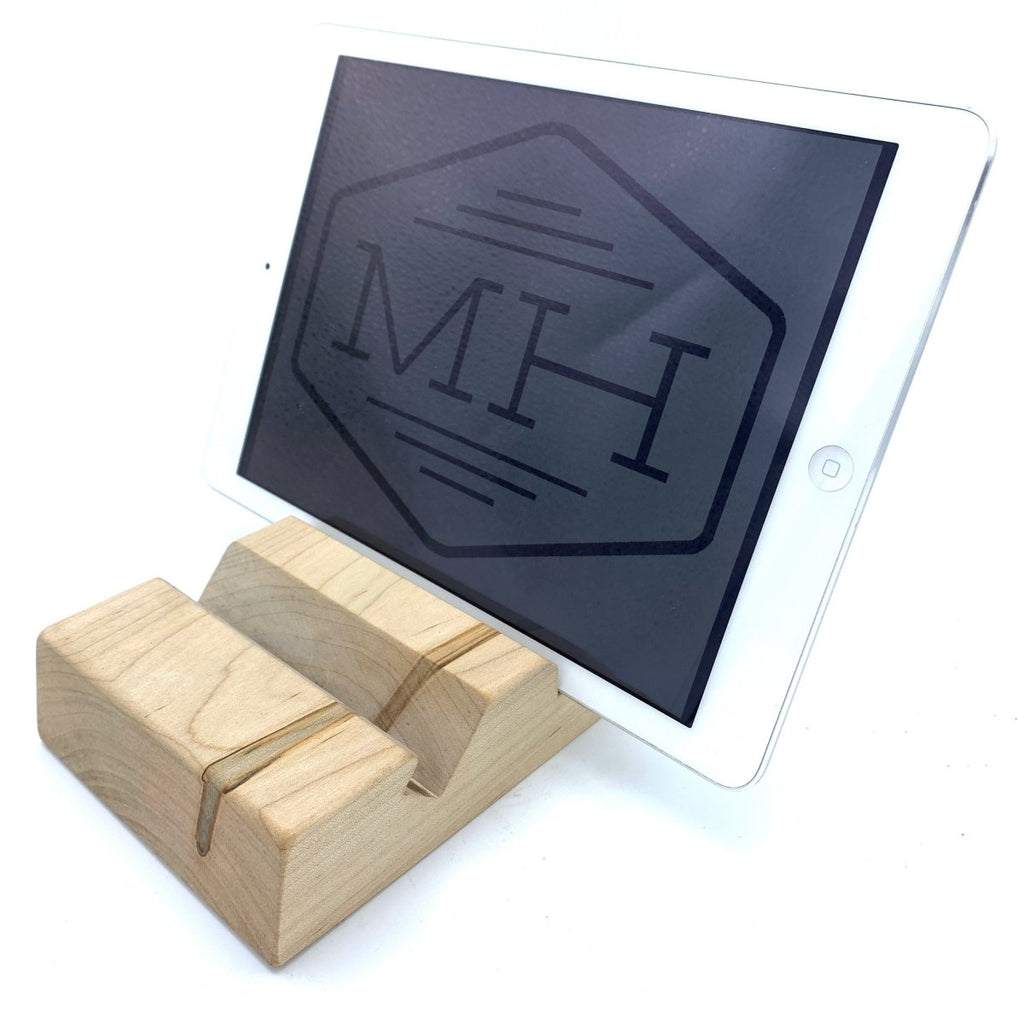 Wooden Stand - Tablet - MH Woodshop