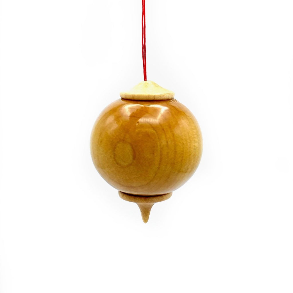 Wooden Time Capsule Ornament - Chateau Laurier & Canal (Final Sale) - Fine Wood Ornaments