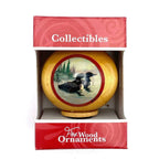Wooden Time Capsule Ornament - Loons (Final Sale) - Fine Wood Ornaments