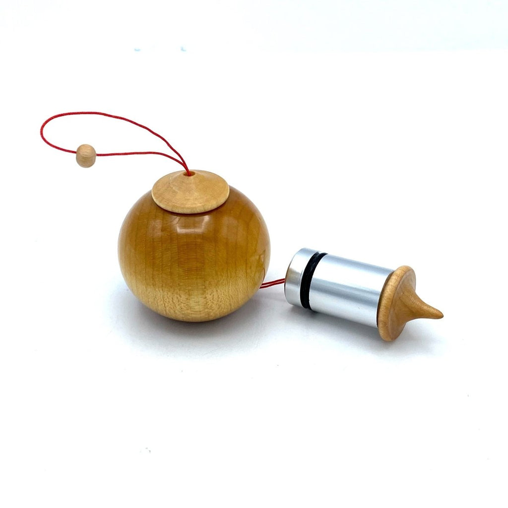 Wooden Time Capsule Ornament - Toboggan (Final Sale) - Fine Wood Ornaments