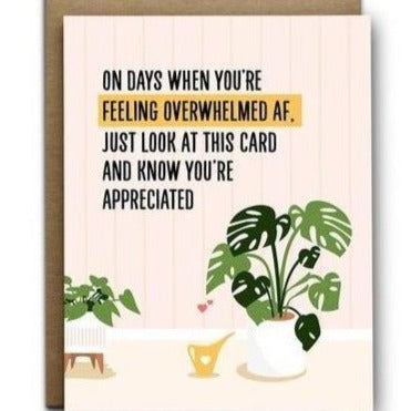 You're Appreciated Plant Card - I'll Know It When I See It